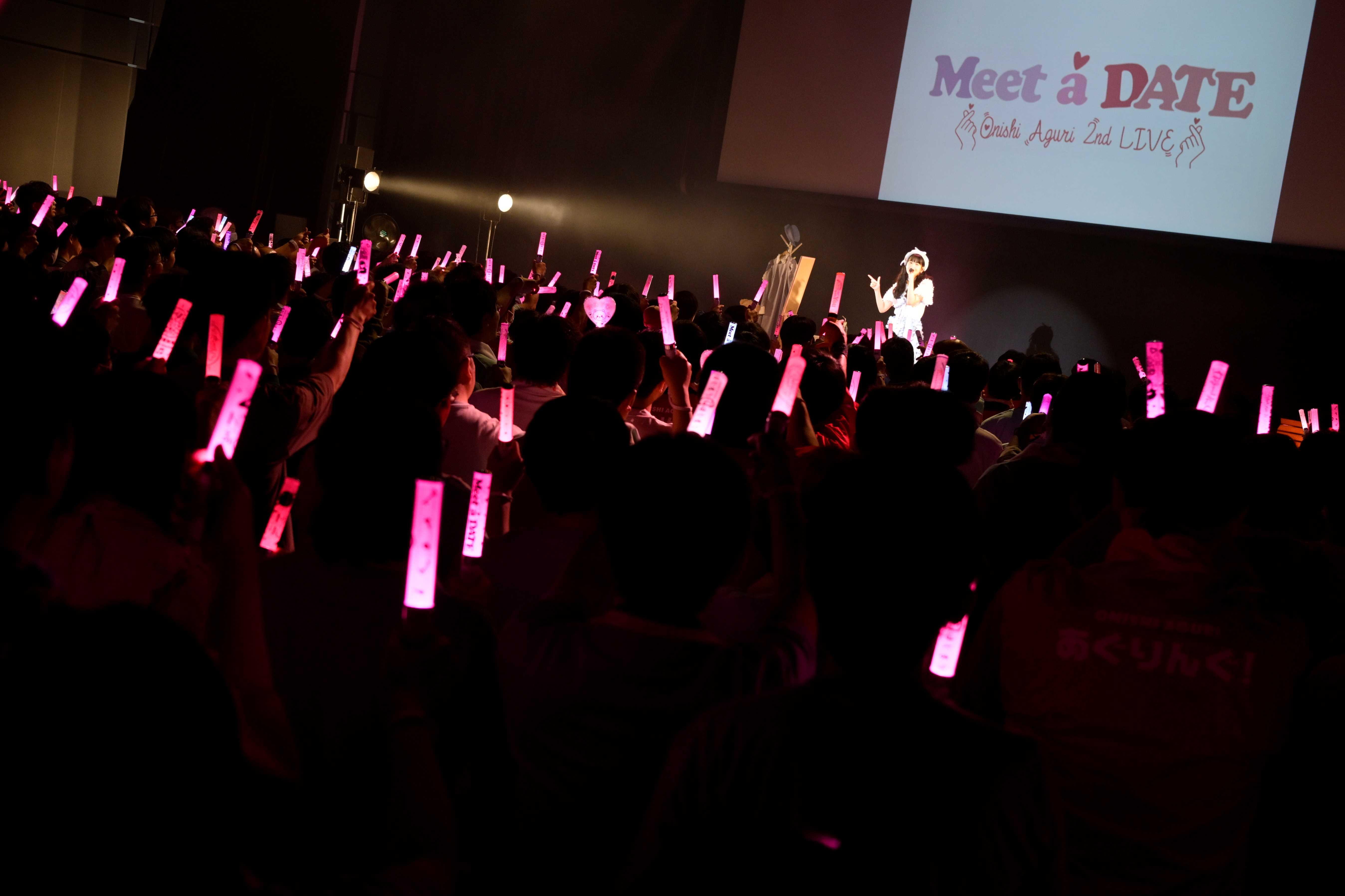 『大西亜玖璃 2nd LIVE ～Meet a DATE～』横浜ランドマークホール開催！熱狂の夜公演の模様をレポート